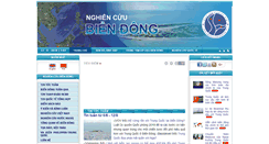 Desktop Screenshot of nghiencuubiendong.vn