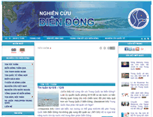 Tablet Screenshot of nghiencuubiendong.vn